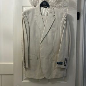 NWT Jos A Bank Mens Seersucker Suit